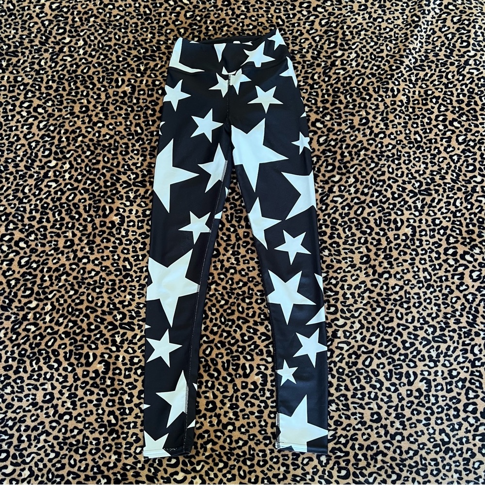For the Love of Rockstars Ana Star Leggings XS